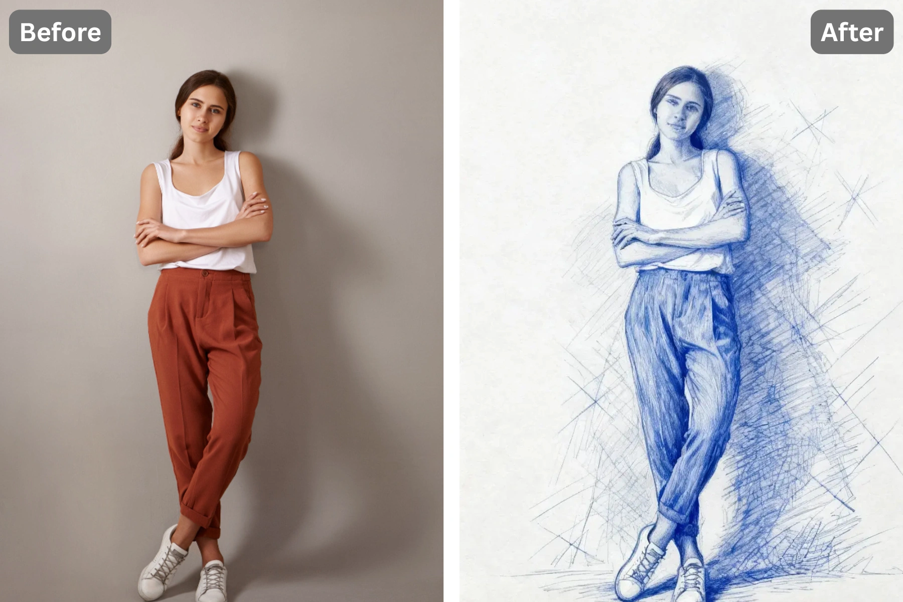 Patternful AI - Give Your Photos a Hand-Drawn Sketch Makeover image