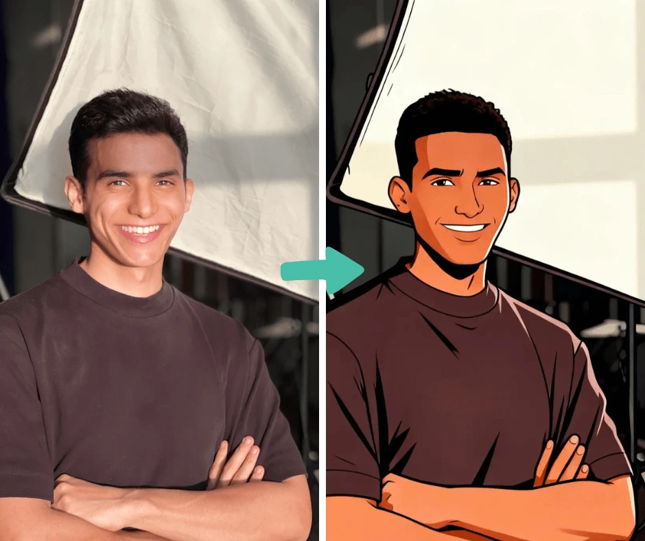Patternful AI - Boondocks Filter example