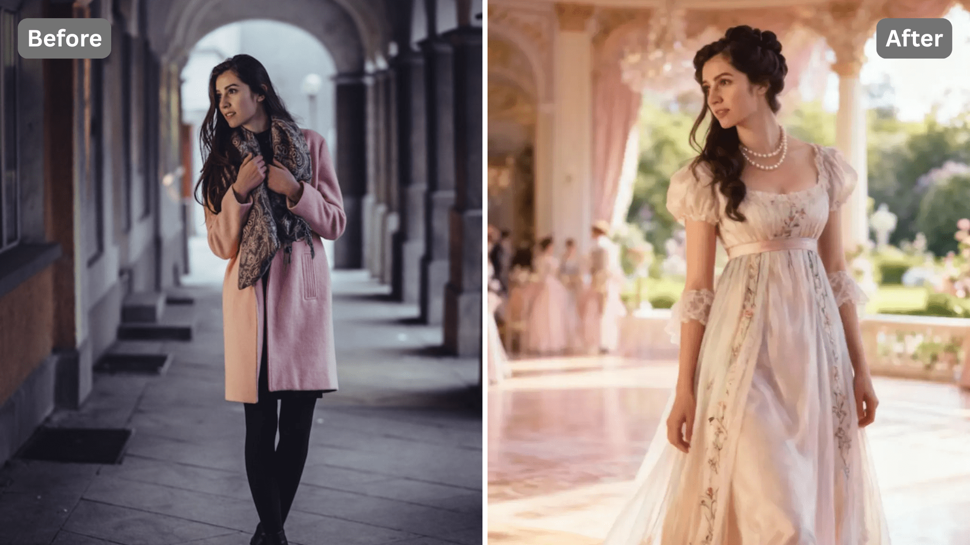 Patternful AI - Turn Your Photos into Bridgerton Period Drama Style image