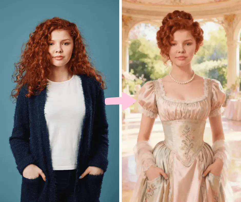 Patternful AI - Bridgerton Filter example
