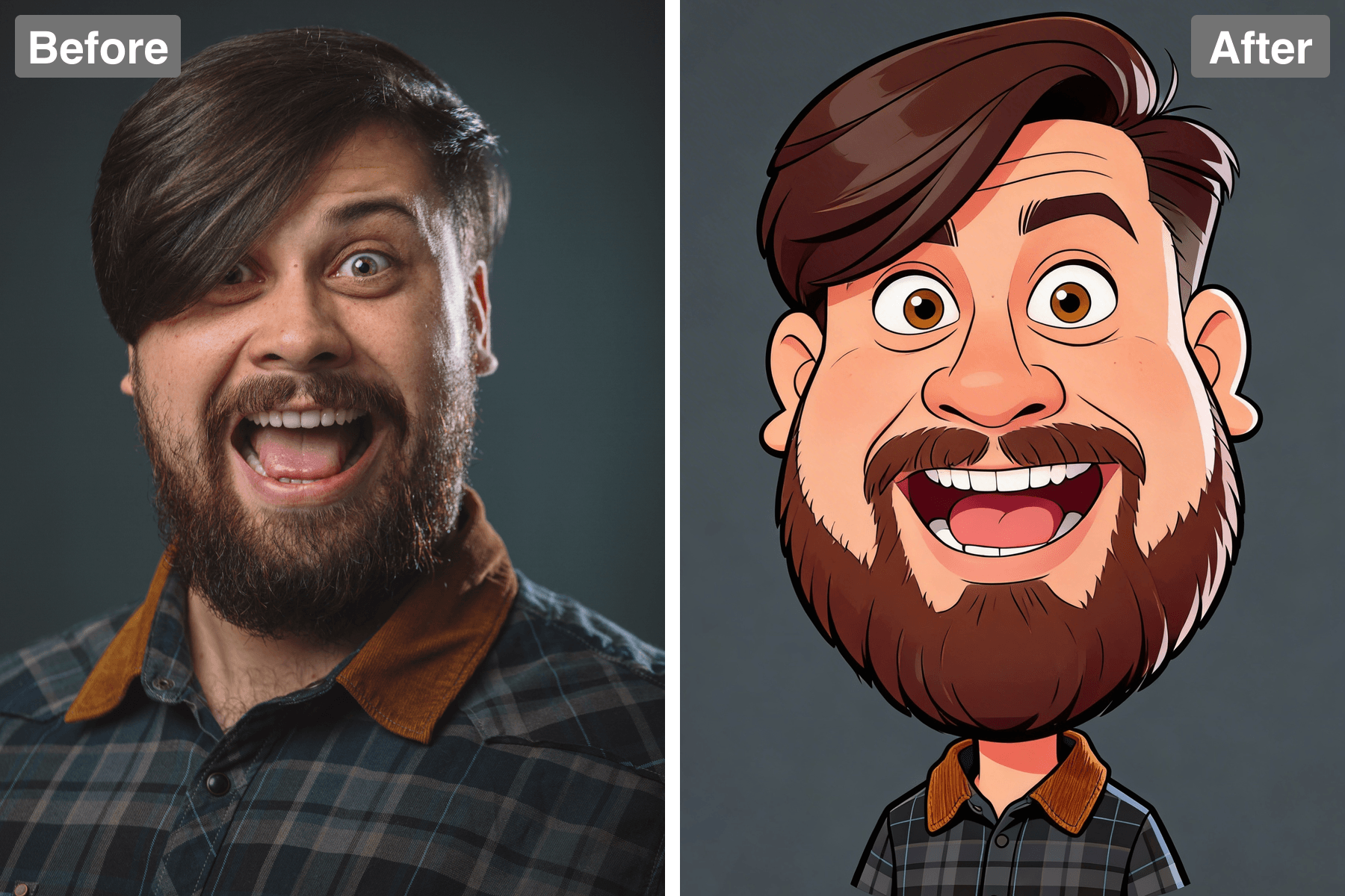 Patternful AI - Turn Your Photos into Expressive Caricatures image