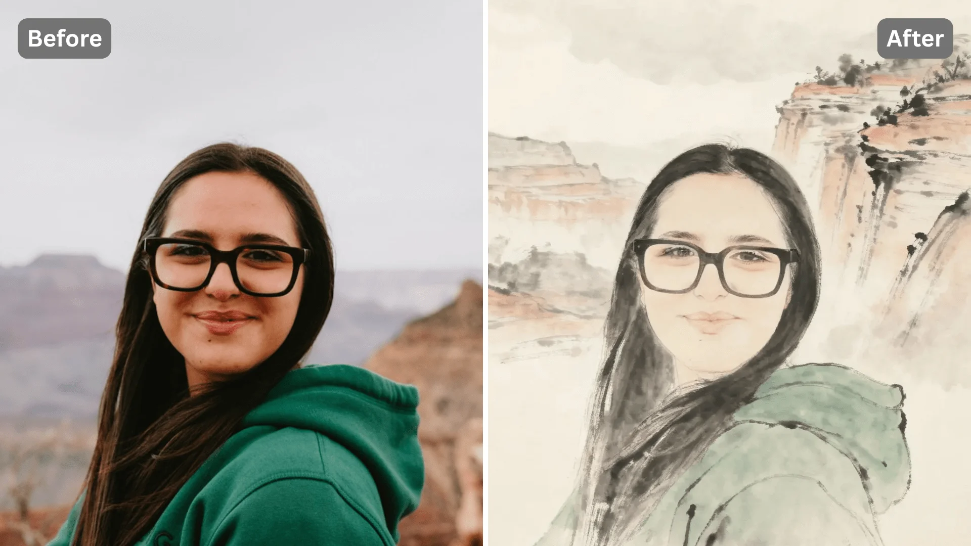Patternful AI - Stand Out on Social Media with Chinese Art-Style Photos image