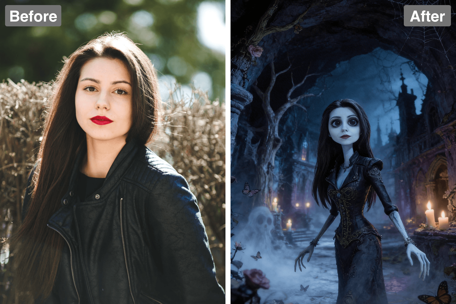 Patternful AI - The Hauntingly Beautiful World of Corpse Bride image