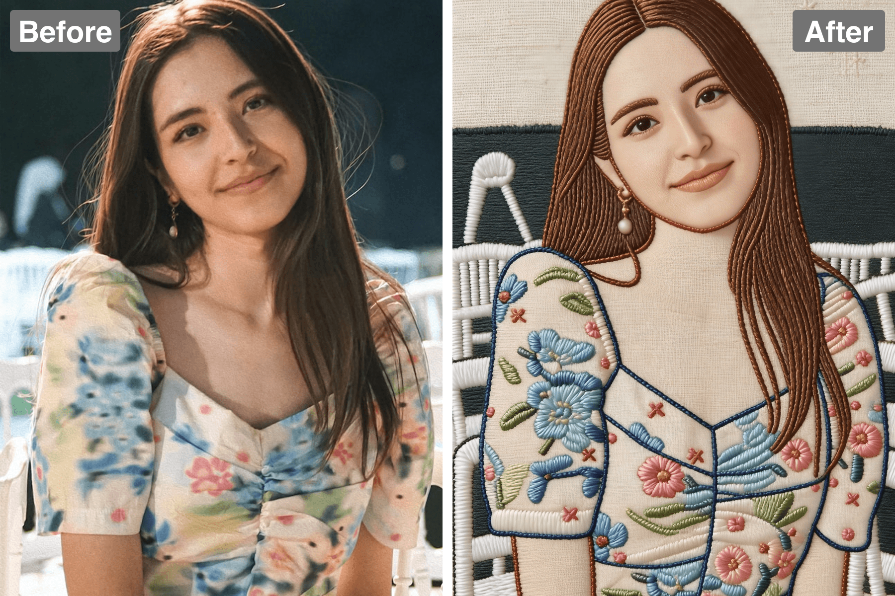 Patternful AI - Give Your Photos a Handstitched Makeover image