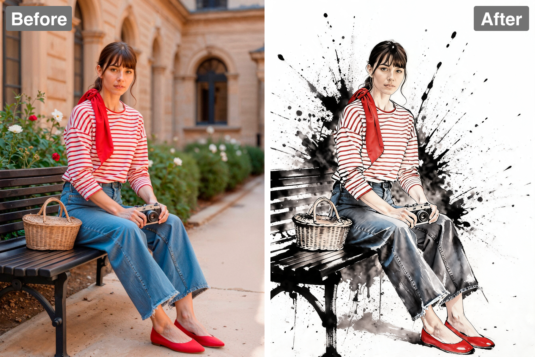Patternful AI - Sharp Subject, Dissolving Edges image