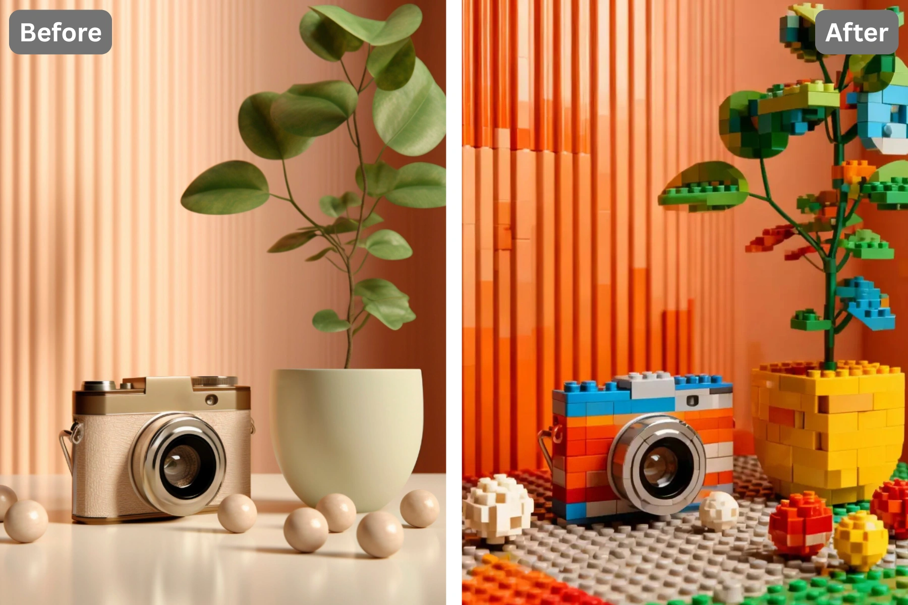 Patternful AI - Turn Your Photos into LEGO Brick-Built Art image