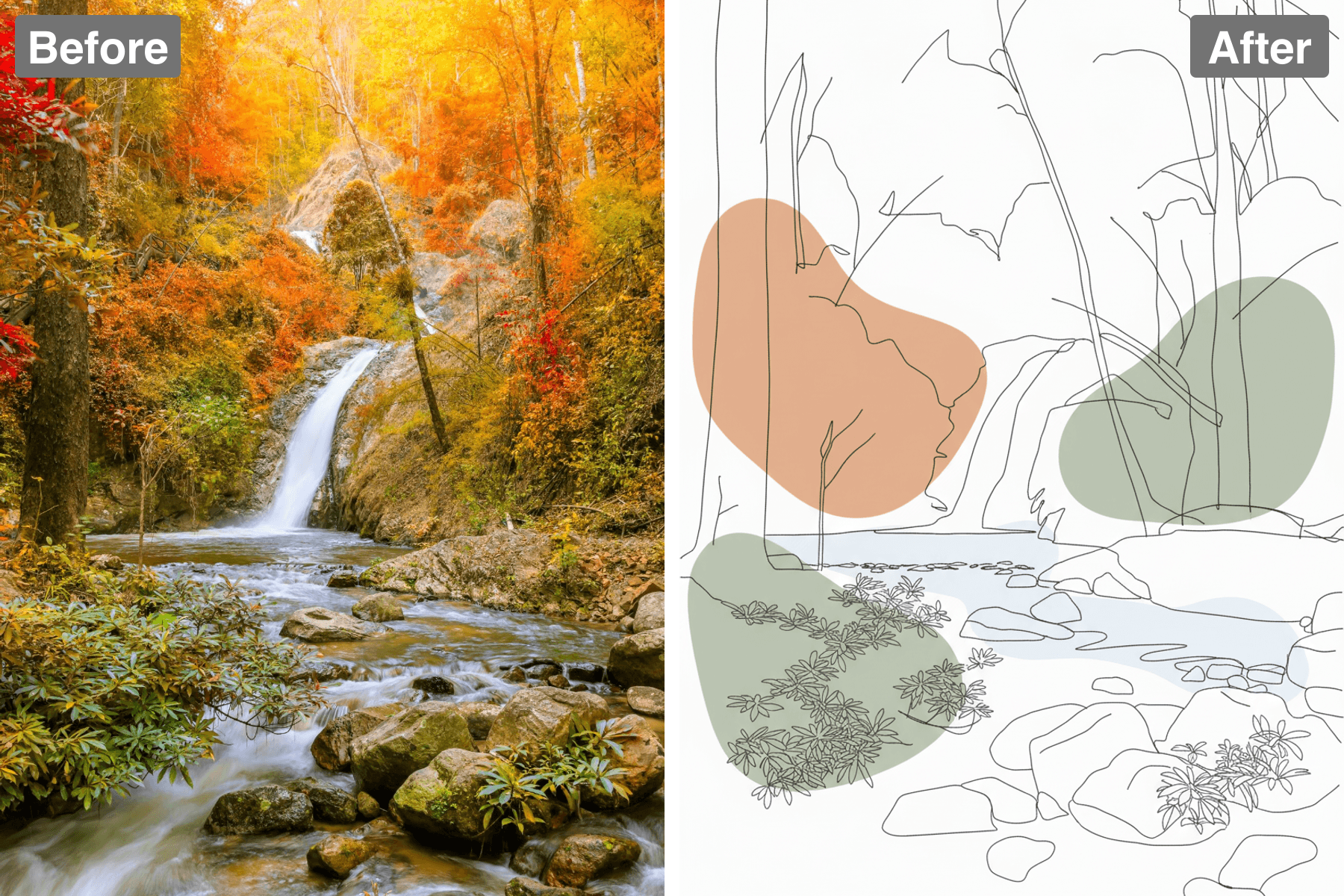 Patternful AI - Turn Your Photos into Elegant Minimalist Line Art image