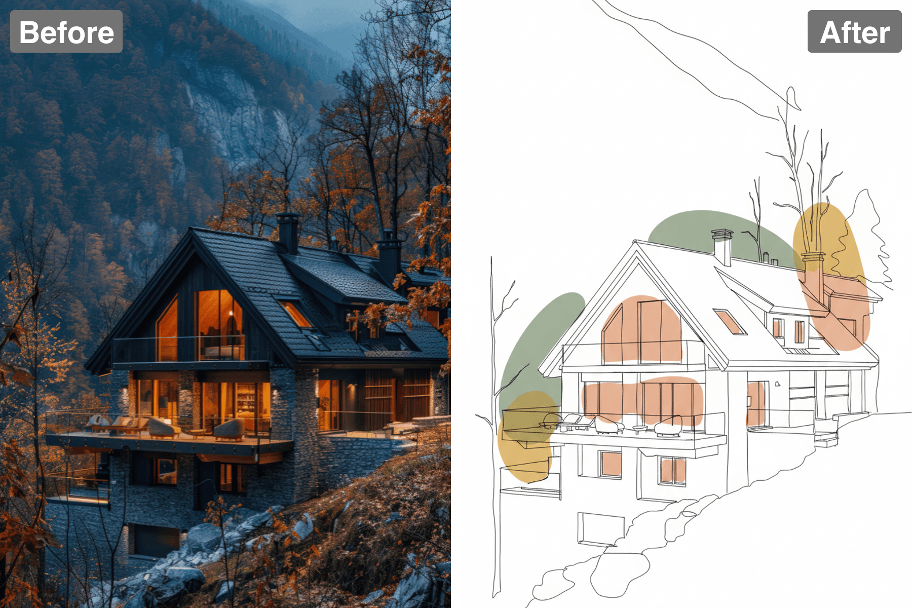 Patternful AI - Create Stunning Minimalist Line Art from Any Photo image