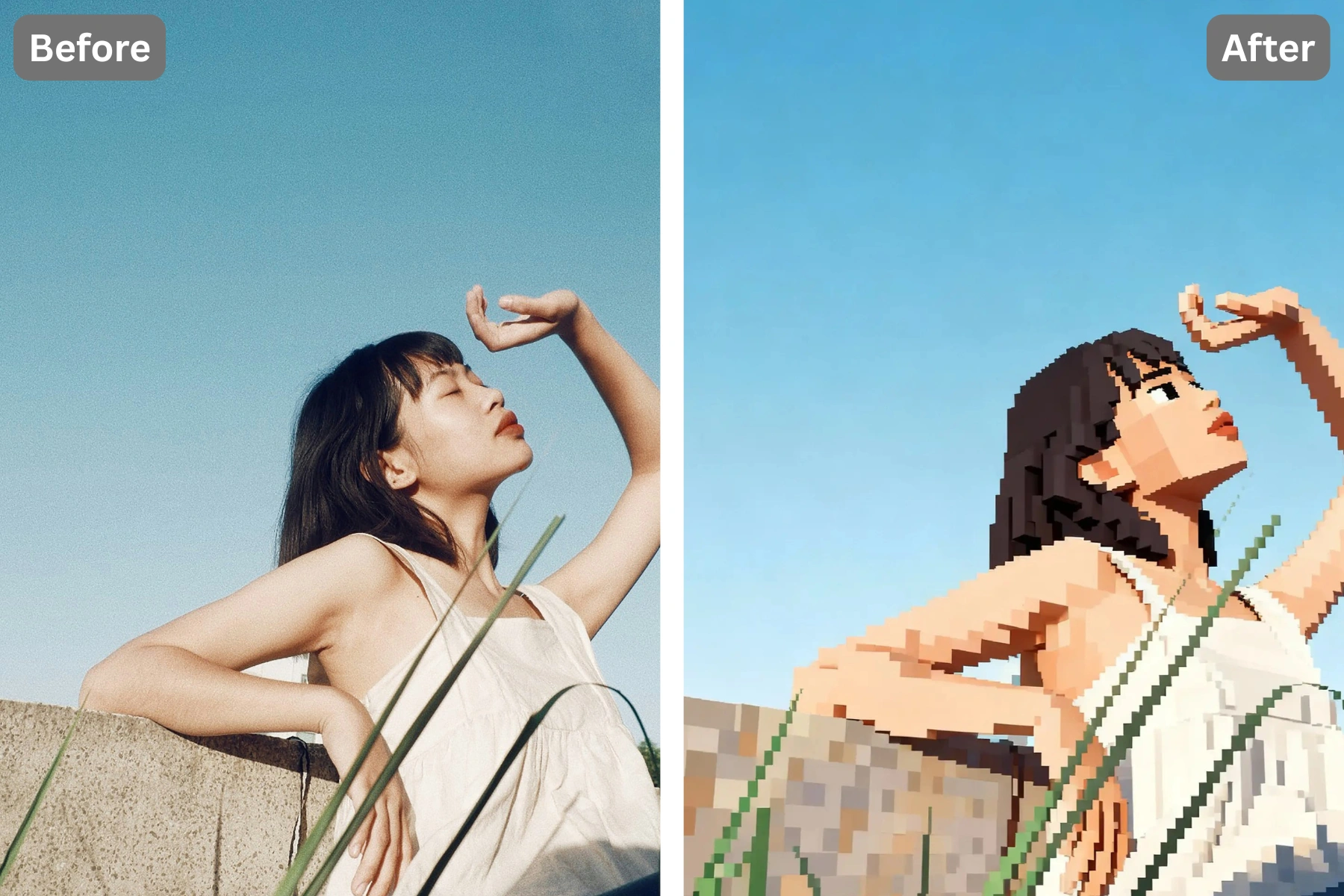 Patternful AI - Give Your Photos a Blocky Game Makeover image