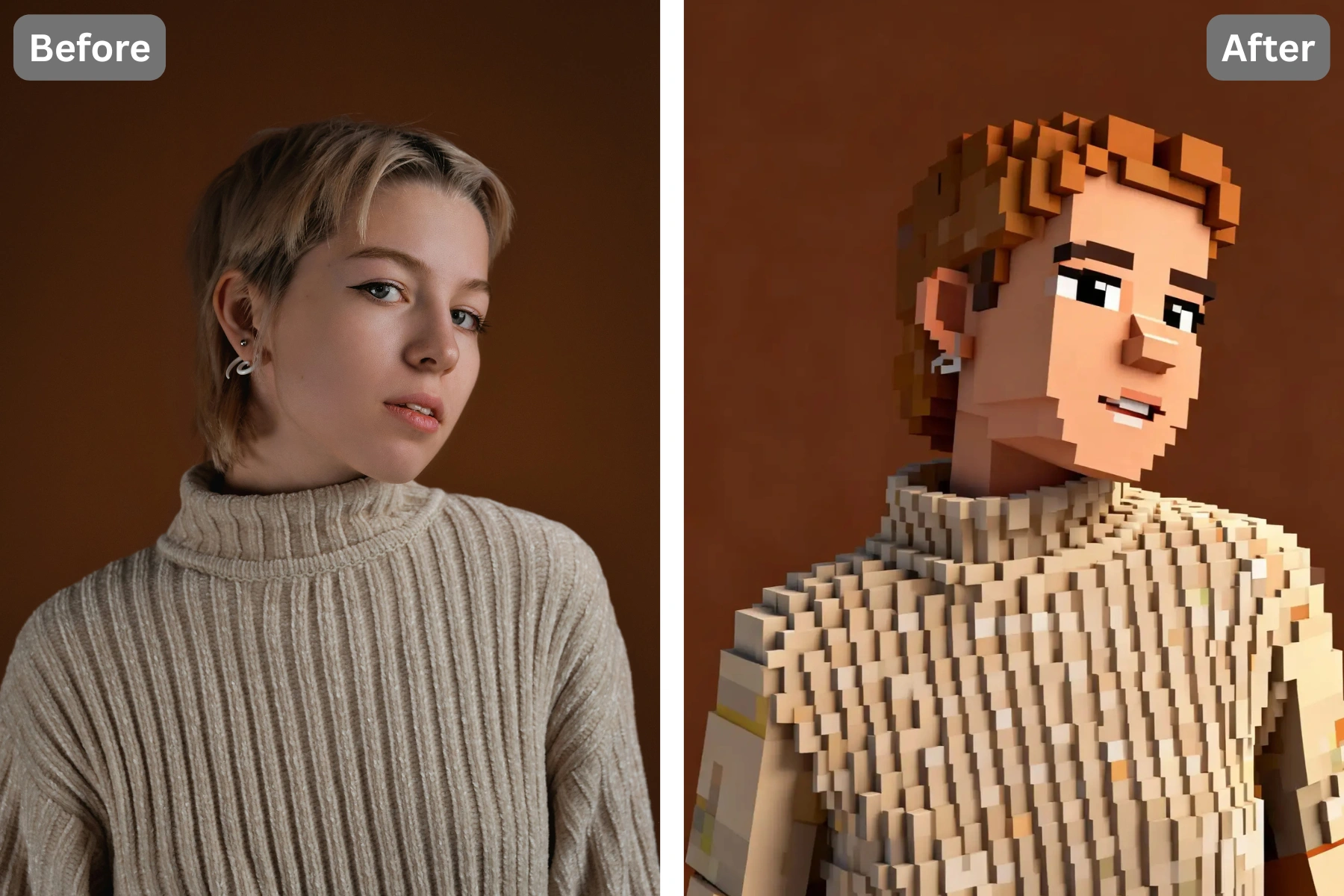 Patternful AI - Share Epic Minecraft-Style Photos on Social Media image