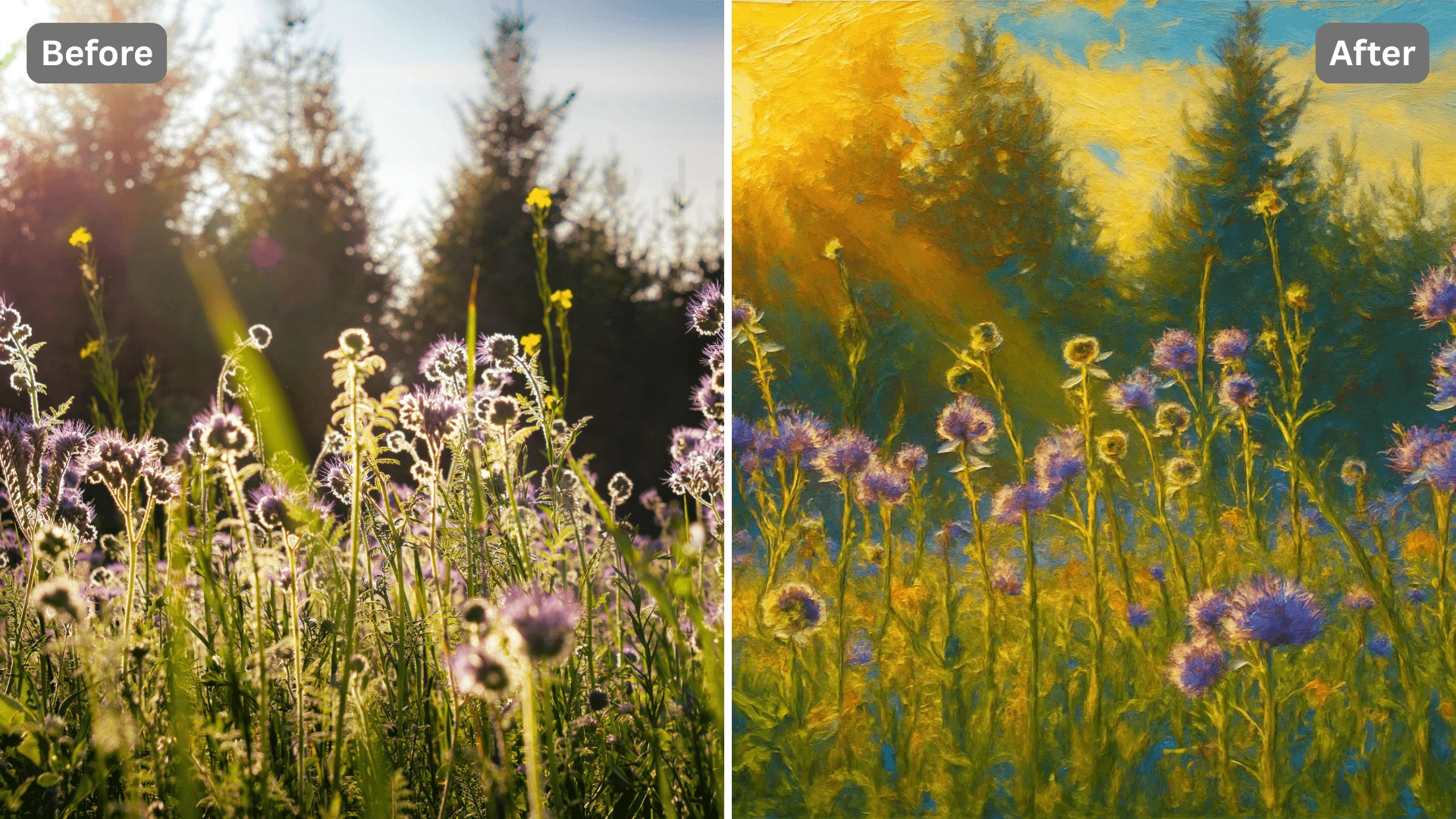 Patternful AI - Turn Landscapes and Objects into Painted Scenes image