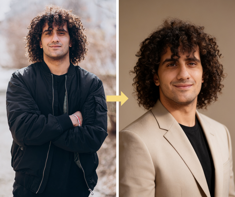 Patternful AI - Profile Portrait Filter example