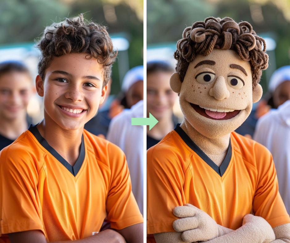 Patternful AI - Puppet Look Filter example