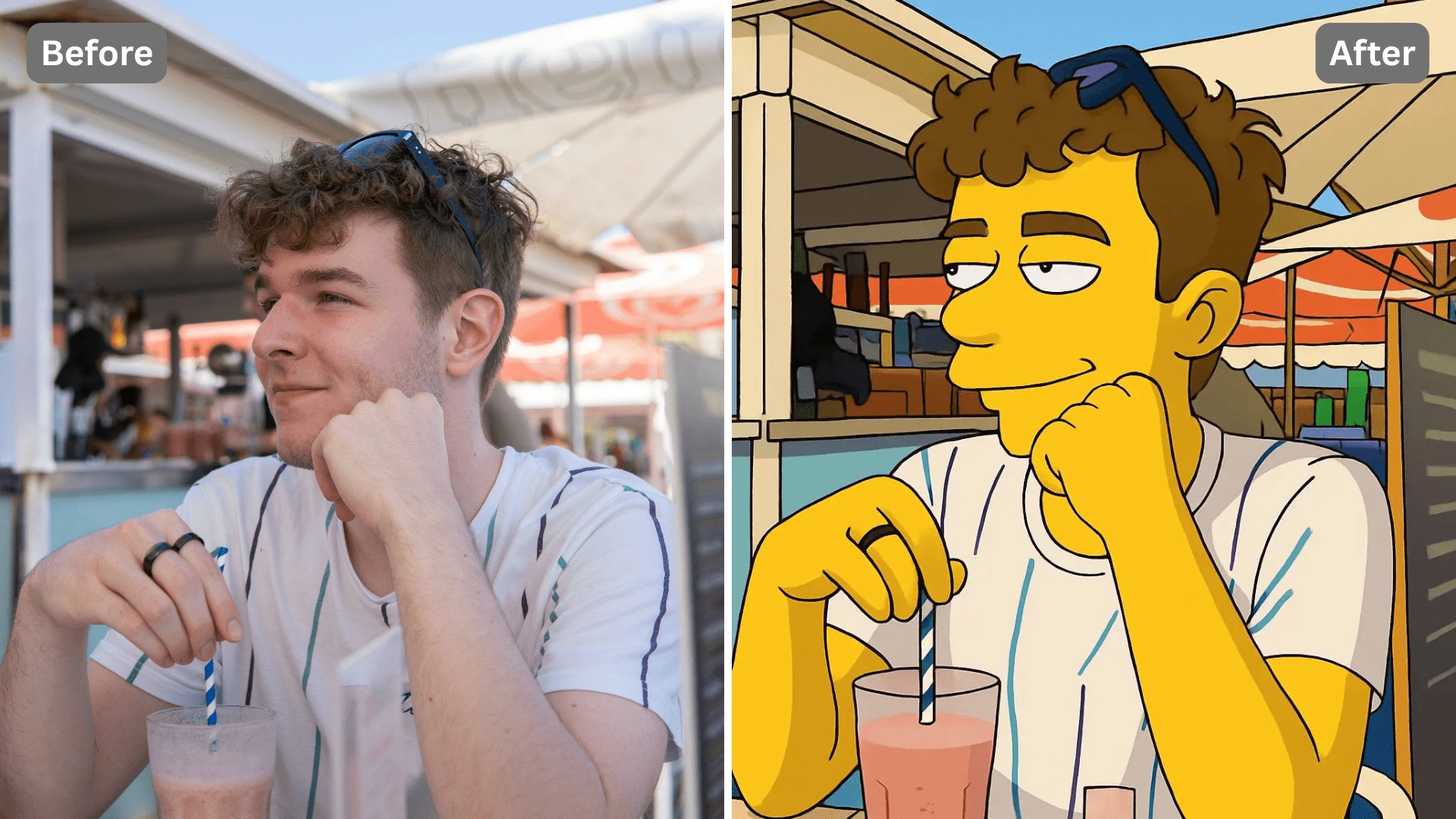 Patternful AI - Turn Yourself into a Simpsons Character image