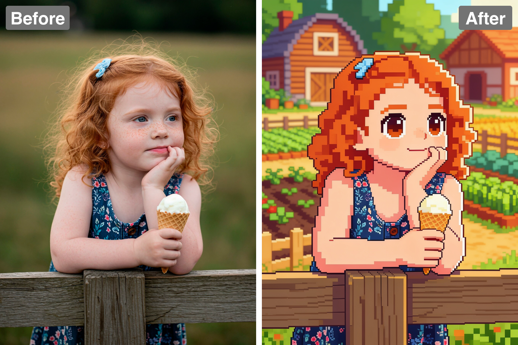 Patternful AI - Quaint Rural Backdrop image