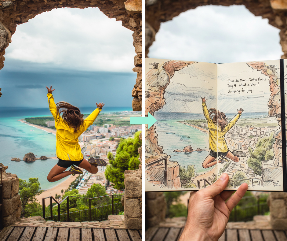 Patternful AI - Travel Storybook Filter example