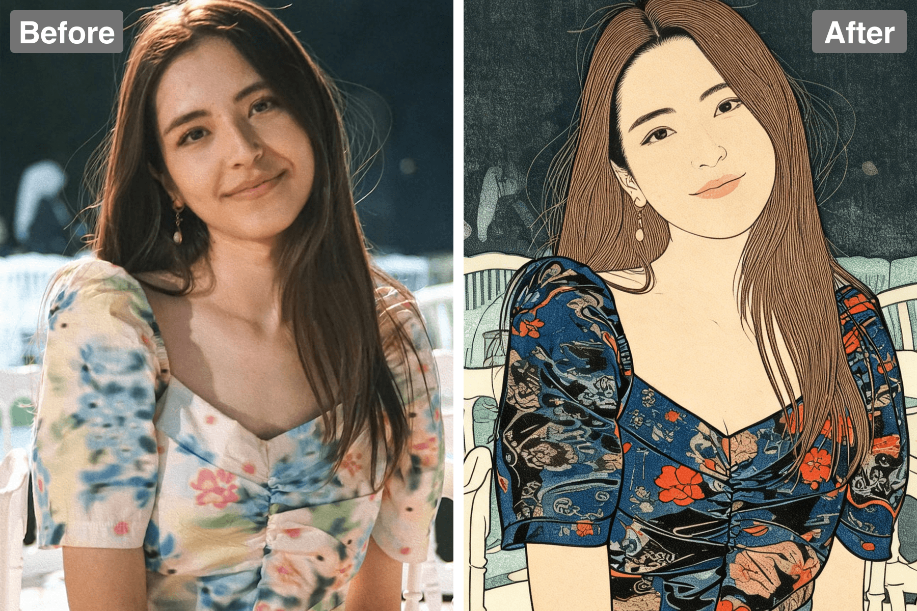 Patternful AI - Give Your Photos a Classic Woodblock Transformation image