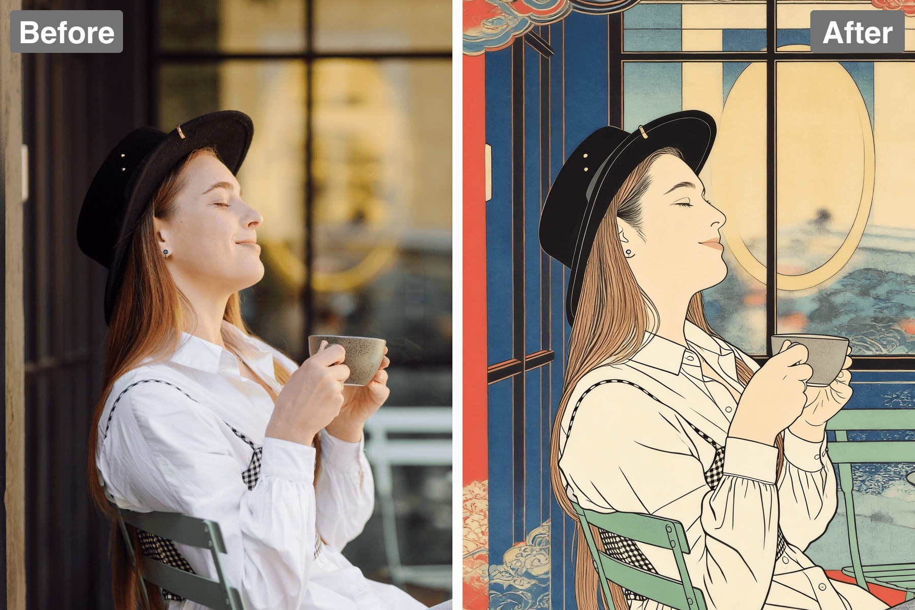 Patternful AI - Turn Your Photos into Japanese Woodblock Art image