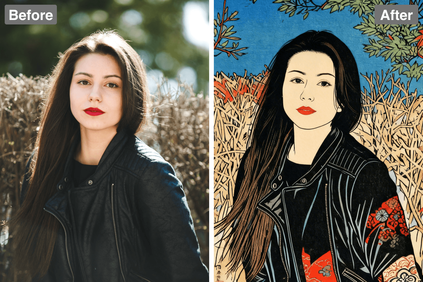 Patternful AI - Share Beautiful Ukiyo-e Art on Social Media image