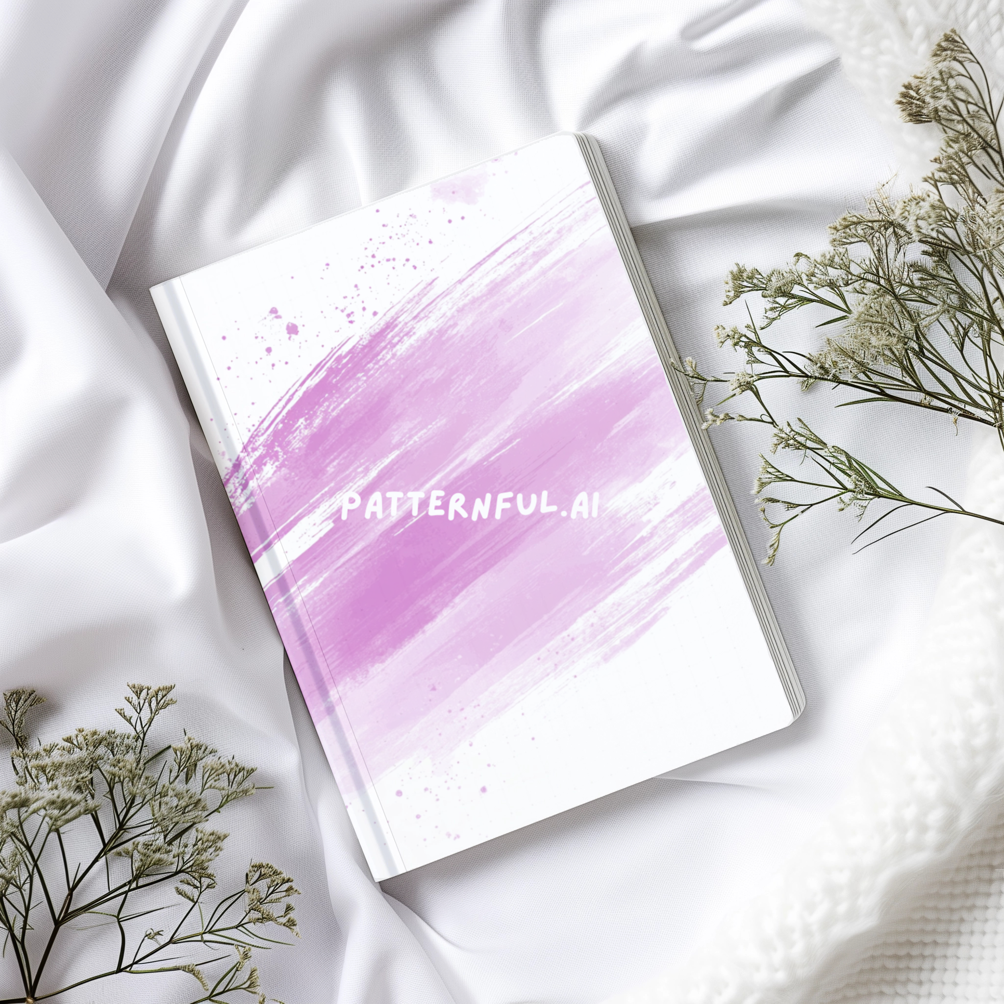 notebook-mockup-on-soft-white-fabric-with-flowers-5