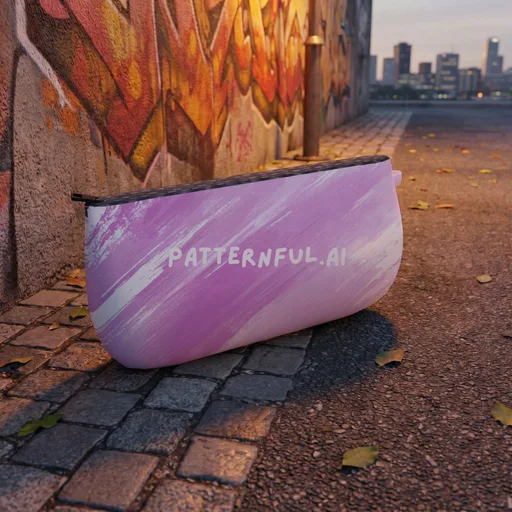 bag-street-scene-dusk-concrete-wall-vibrant-art-c5BMewSJ