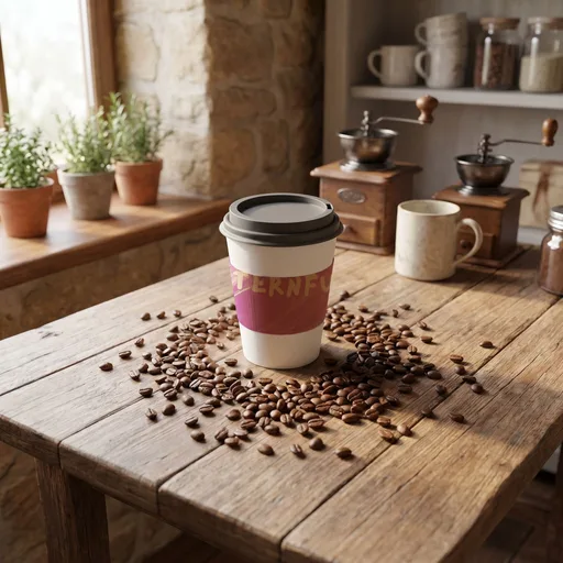 coffee-cup-rustic-kitchen-wooden-table-coffee-beans-UUFb-klE