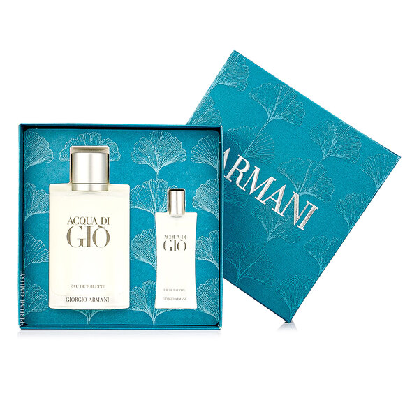 SET ACQUA DI GIO EDT 100ML + PERFUMERO EDT 15ML