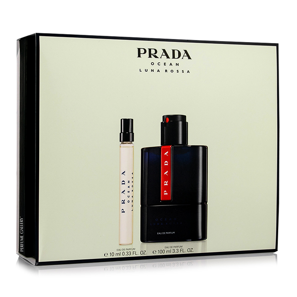 SET PRADA LUNA ROSSA EDP 100ML + PERFUMERO 10ML