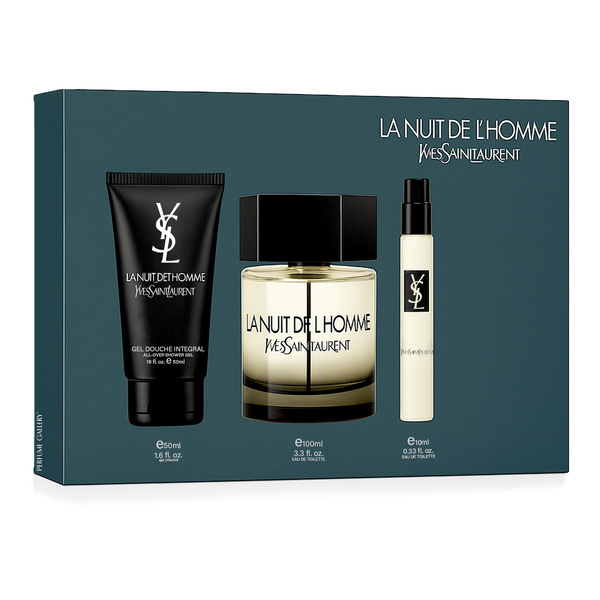 SET LA NUIT DE L HOMME EDT 100ML + GEL DE DUCHA 50ML + PERFUMERO 10ML