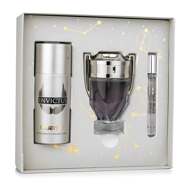 SC INVICTUS EDT 100ML + DESODORANTE 150ML + PERFUMERO 10ML