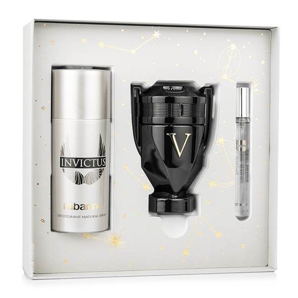 SC INVICTUS VICTORY ELIXIR PARFUM 100ML + DESODORANTE INVICTUS + PERFUMERO 10ML