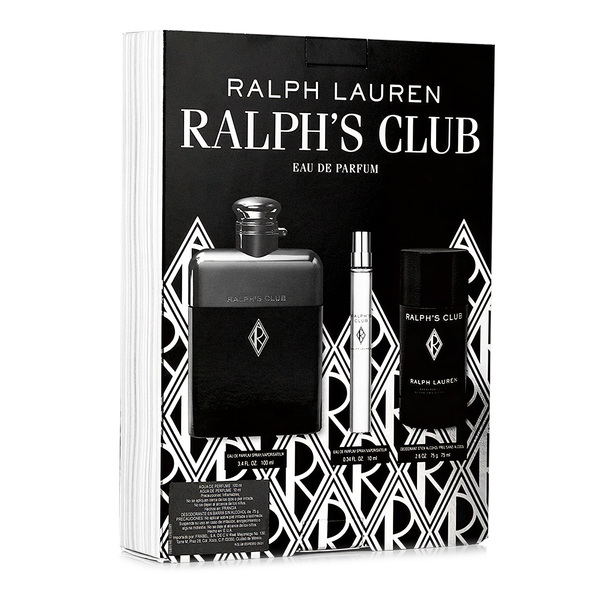 SC RALPH CLUB EDP 100ML + DESODORANTE 75GR + PERFUMERO 10ML