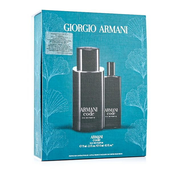 SC ARMANI CODE PARFUM 75ML + REPLICA 15ML