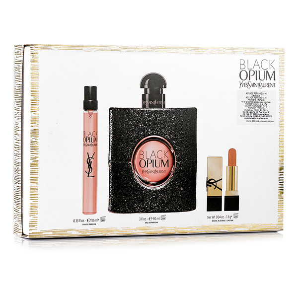  BLACK OPIUM EDP 90ML + PERFUMERO 10ML + LABIAL