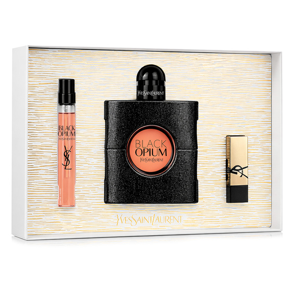  BLACK OPIUM EDP 90ML + PERFUMERO 10ML + LABIAL