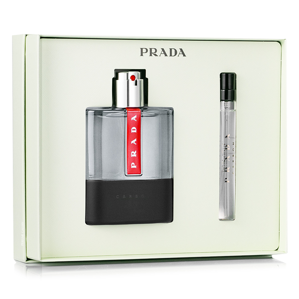 SC PRADA LUNA ROSSA CARBON EDT 100ML + PERFUMERO 10ML