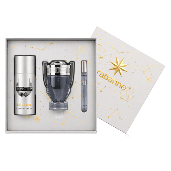 SC INVICTUS EDT 100ML + DESODORANTE 150ML + PERFUMERO 10ML
