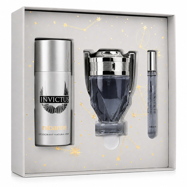 SC INVICTUS EDT 100ML + DESODORANTE 150ML + PERFUMERO 10ML