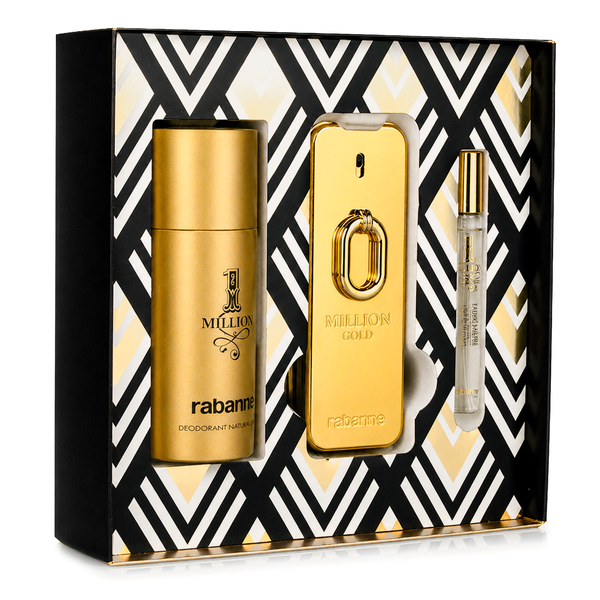 SC 1 MILLION GOLD EDP 100ML + DESODORANTE 150ML + PERFUMERO 10ML