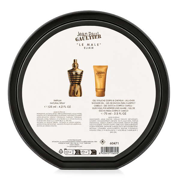 SC LE MALE ELIXIR PARFUM 125ML + GEL DE DUCHA 75ML