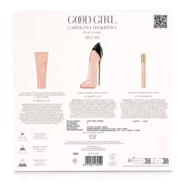 SD GOOD GIRL BLUSH EDP 80ML + CREMA CORPORAL 100ML + PERUFMERO 10ML