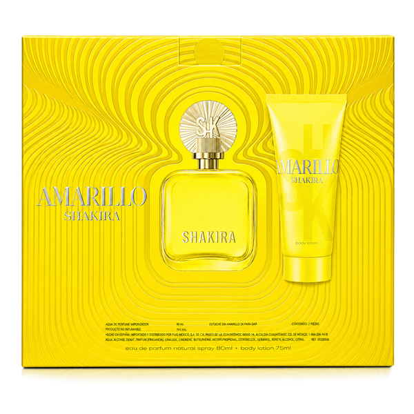 SD SHAKIRA AMARILLO EDP 80ML + CREMA CORPORAL 75ML