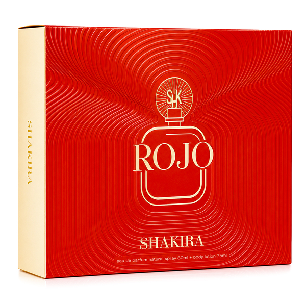 SD SHAKIRA ROJO EDP 80ML + CREMA CORPORAL 75ML