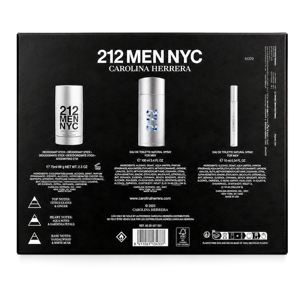 SC 212 MEN EDT 100ML + DESODORANTE 75ML + PERFUMERO 10ML
