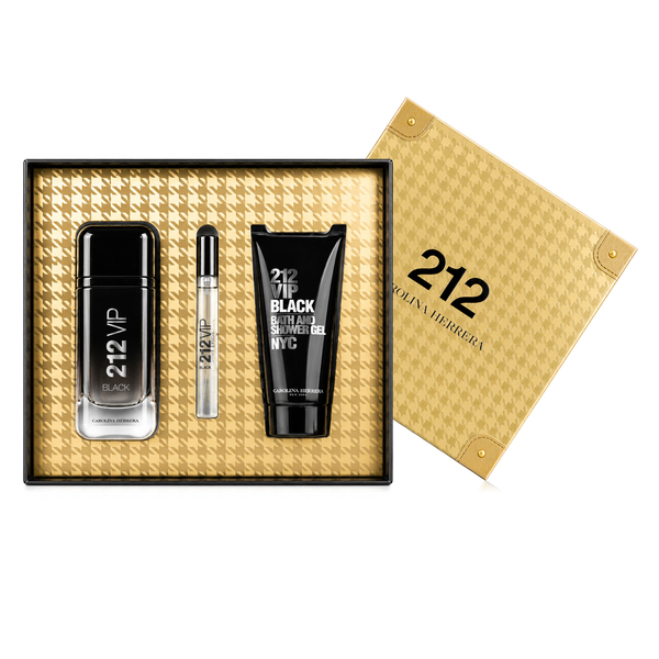 SC 212 VIP BLACK EDP 100ML + GEL DE DUCHA 100ML + PERFUMERO 10ML