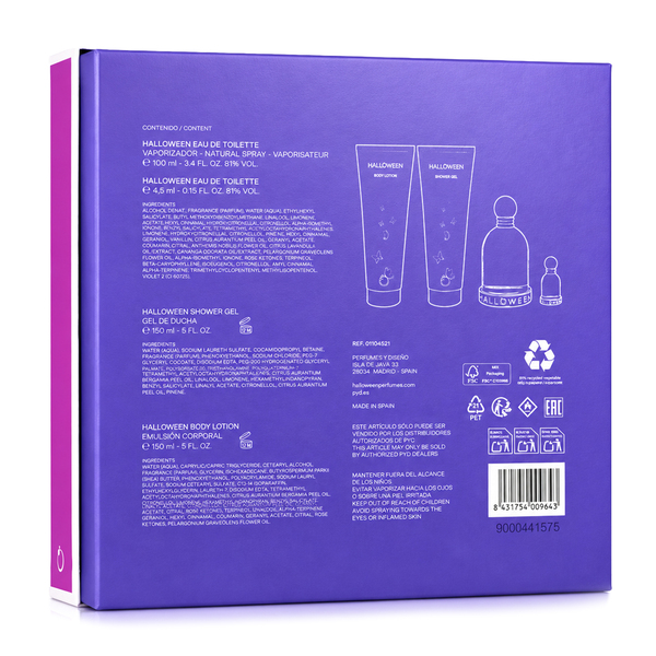 SD HALLOWEEN EDT 100ML + CREMA CORPORAL 150ML + GEL PARA DUCHA 150 ML + REPLICA 2025