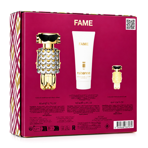SD FAME EDP 80 ML + CREMA CORPORAL 100 ML + REPLICA 4 ML