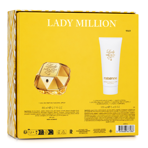 SD LADY MILLION EDP 80 ML + CREMA CORPORAL 100 ML
