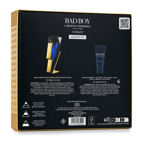 SC BAD BOY COBALT ABSOLUTE EDP 100 ML + GEL DE DUCHA 100 ML