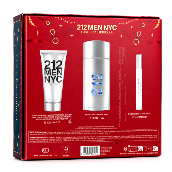 SC 212 MEN EDT 100 ML + BALSAMO AFTER SHAVE 100 ML + PERFUMERO 10 ML